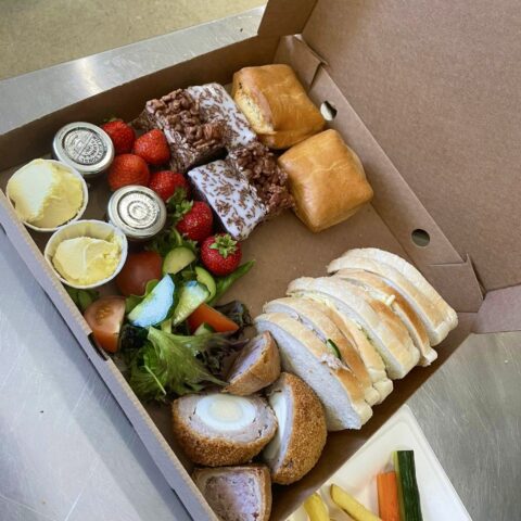 Attractive and mouthwatering food with Afternoon Tea